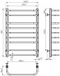 Radiator de baie VETA 500*800 П9 inox MILANO Radiator de baie VETA 500*800 П9 inox MILANO