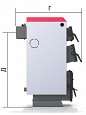 Cazan p/u incalzire din otel TT-15C ECO LINE 15KW Cazan p/u incalzire din otel TT-15C ECO LINE 15KW