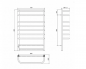 Radiator de baie Lux Standart 500*800 inox Milano Radiator de baie Lux Standart 500*800 inox Milano