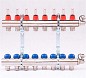Distribuitor pentru podea calda 1*3/4*8 iesiri Distribuitor pentru podea calda 1*3/4*8 iesiri