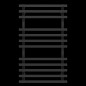 Radiator de baie OMEGA 500*1000 inox (negru) Radiator de baie OMEGA 500*1000 inox (negru)